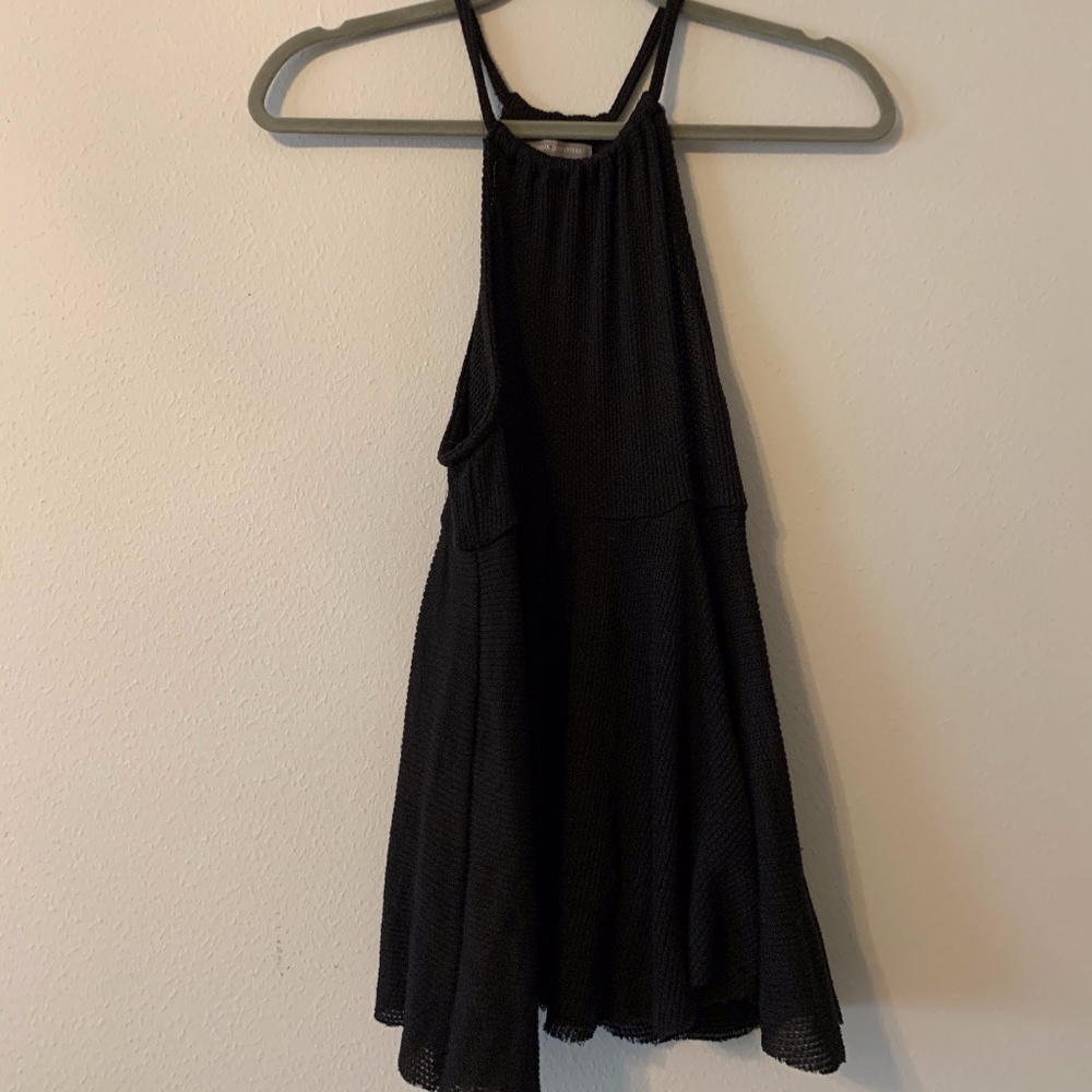 Black Halter Top
